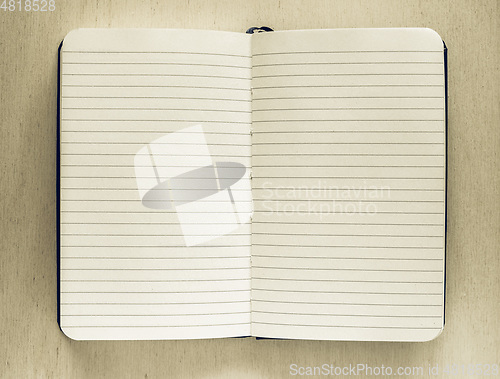 Image of Vintage looking Note pad page