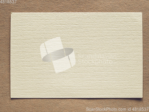 Image of Vintage looking Blank paper tag label