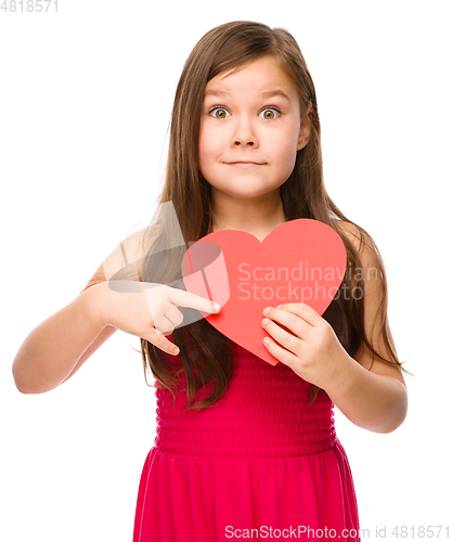 Image of Portrait of a little girl