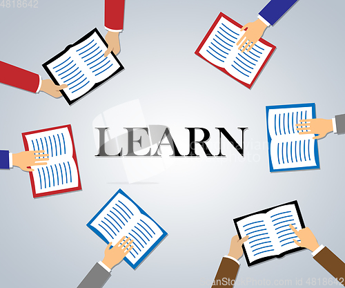 Image of Learn Books Shows Training Education And Study