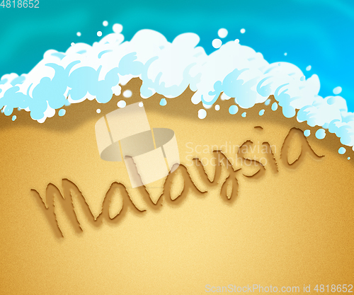 Image of Malaysia Holiday Shows Vacation Asia 3d Illustration