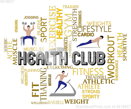 Image of Health Club Represents Getting Fit And Healthy