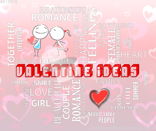 Image of Valentines Ideas Means Romantic Plans And Celebrations