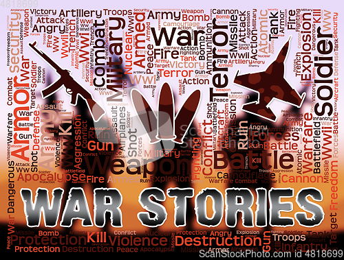 Image of War Stories Means Military Action Anecdotes And Fiction