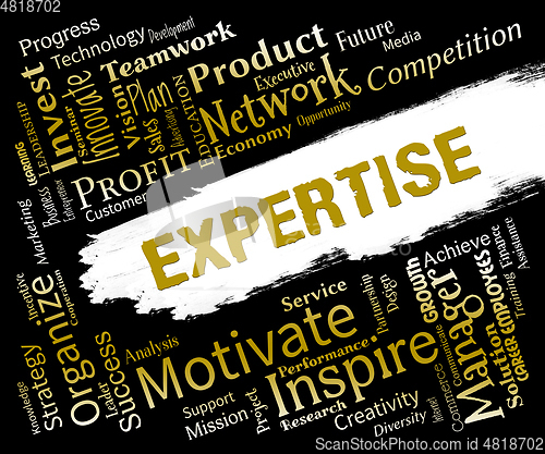 Image of Expertise Words Indicates Proficient Skills And Experience