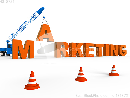 Image of Do Marketing Means Seo Sales 3d Rendering