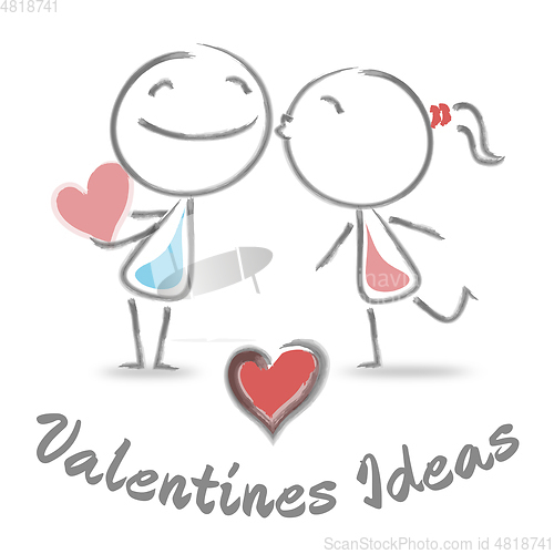Image of Valentines Ideas Means Romantic Plans And Celebration