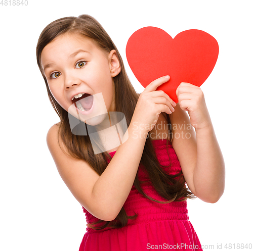 Image of Portrait of a little girl