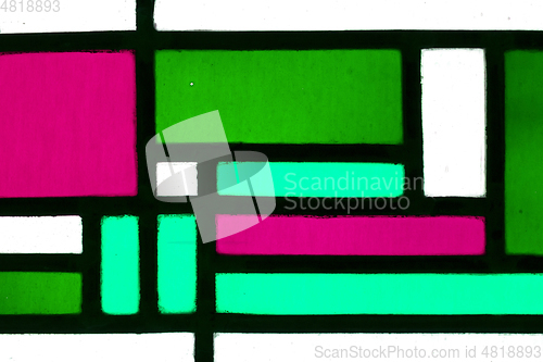 Image of Image of a multicolored stained glass window