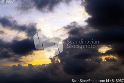 Image of sky in the clouds