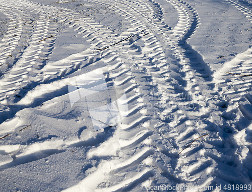 Image of Road under the snow