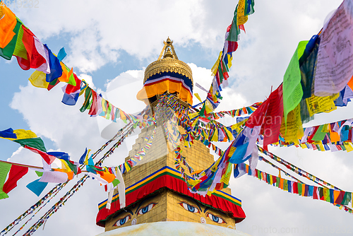 Image of Boudhanath Stupa in Kathmandu, Nepal