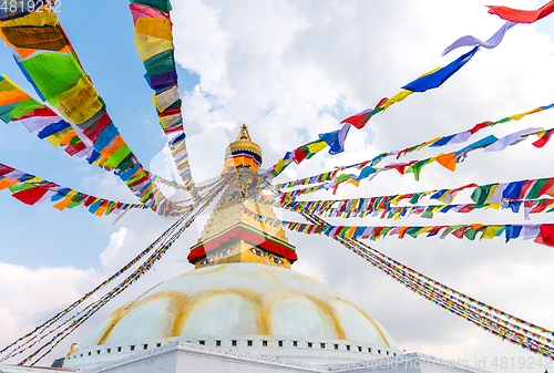 Image of Boudhanath Stupa in Kathmandu, Nepal