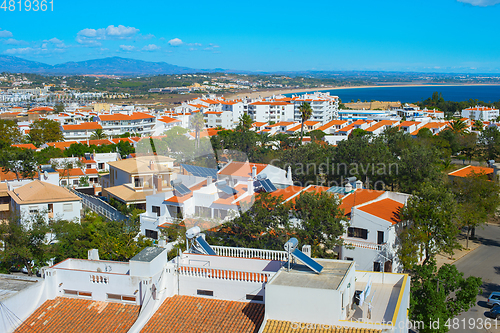 Image of Lagos cityscape at ocean coast