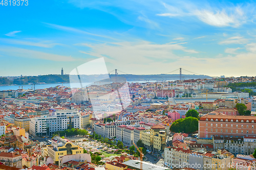 Image of Skyline of Lisbon old town