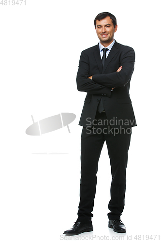 Image of handsome businessman in suit