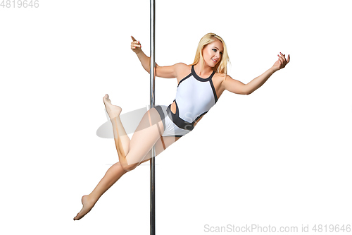 Image of beautiful pole dancer girl