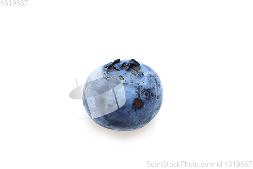 Image of blueberry berry isolated on white background