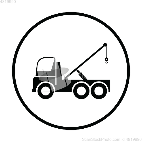 Image of Car towing truck icon