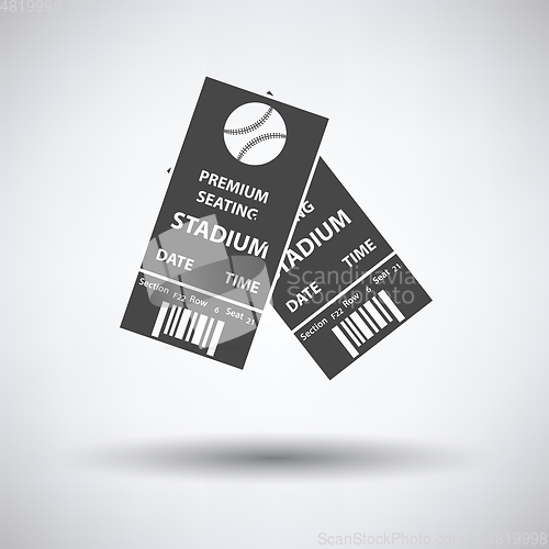 Image of Baseball tickets icon