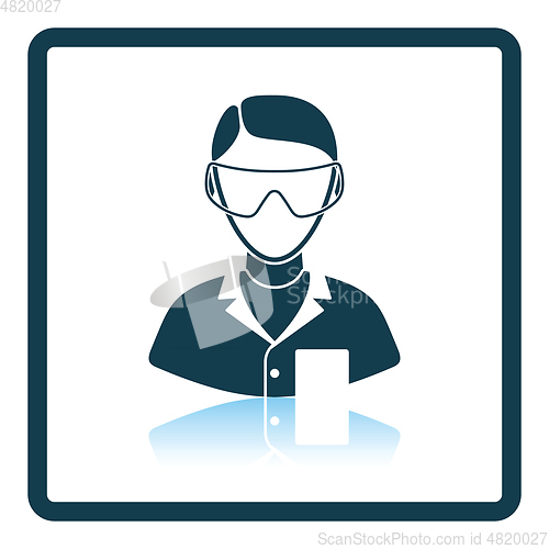Image of Icon of chemist in eyewear 