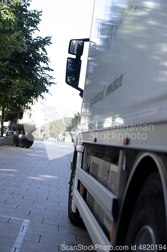 Image of Parked Lorry in Fredrikstad