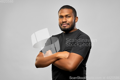 Image of african american man with crossed arms