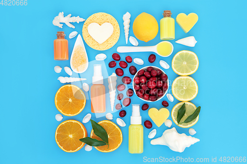 Image of Cranberry and Citrus Fruit Health and Beauty Treatment