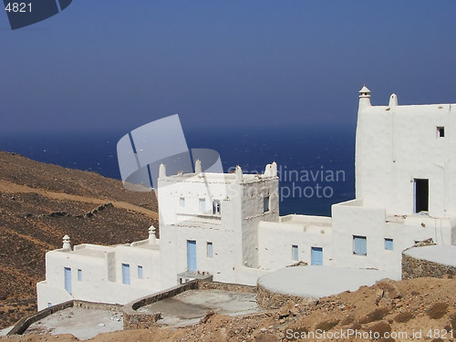 Image of White houses in Mykonos