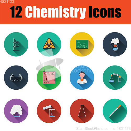 Image of Chemistry icon set