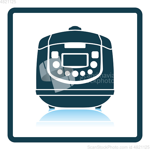 Image of Kitchen multicooker machine icon