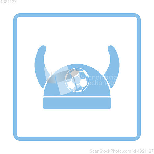 Image of Football fans horned hat icon