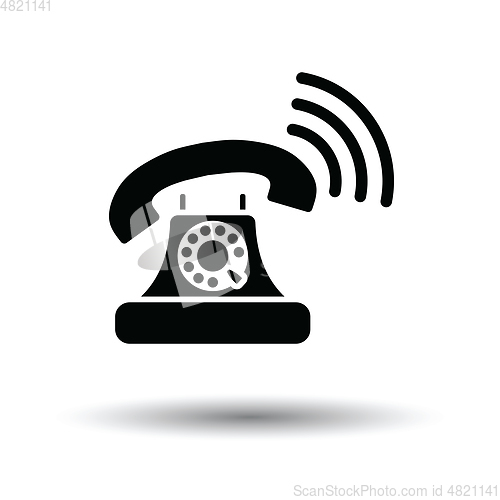 Image of Old telephone icon