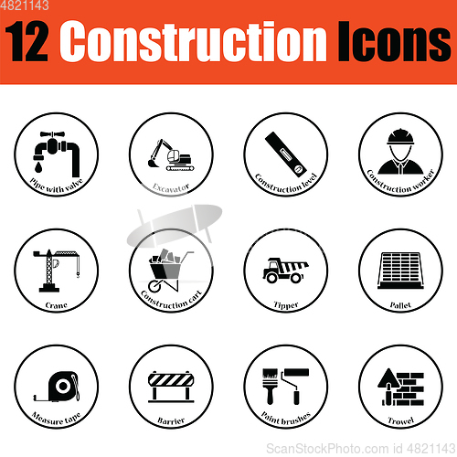 Image of Construction icon set