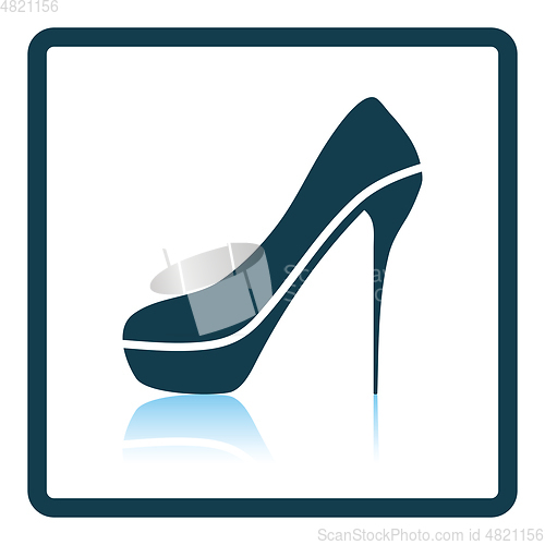 Image of Sexy high heel shoe icon