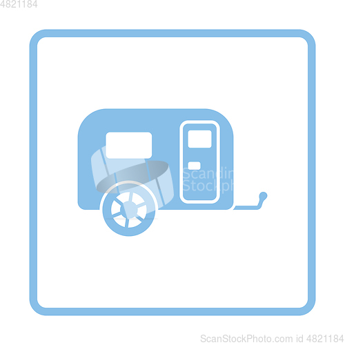 Image of Camping family caravan car  icon