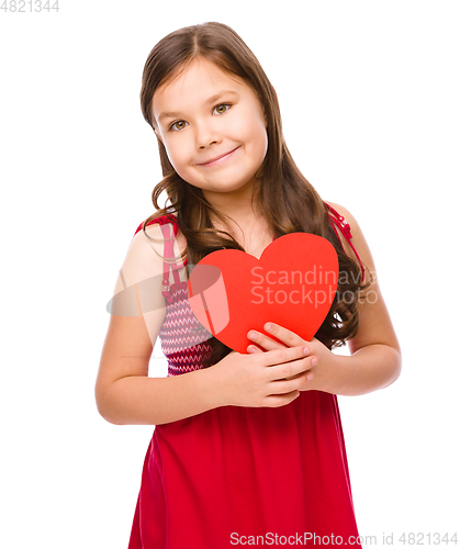 Image of Portrait of a little girl