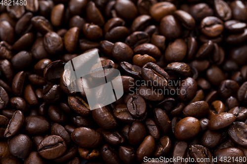 Image of Coffee bean texture