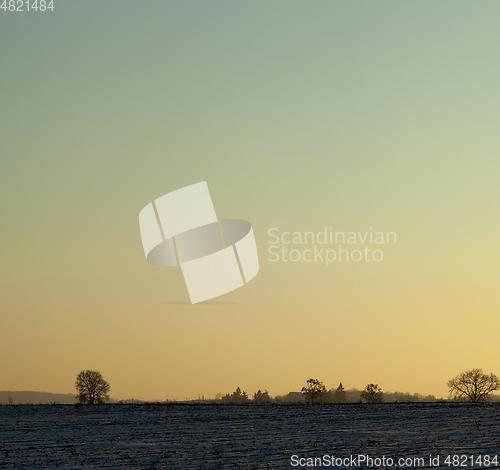 Image of sky at sunset