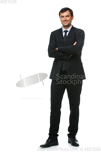 Image of businessman isolated on white background