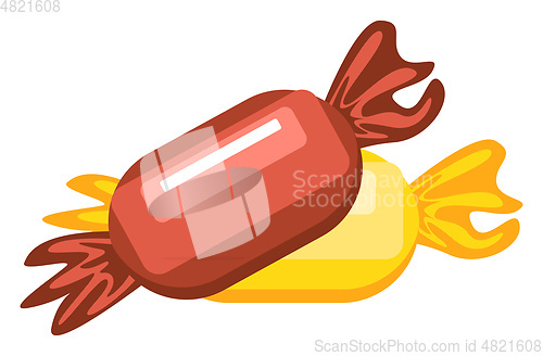 Image of Two Chocolates vector color illustration.