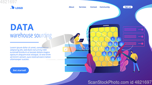 Image of Data mining concept landing page.