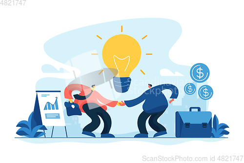 Image of Partnership concept vector illustration