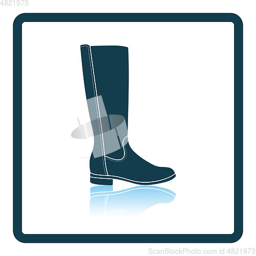 Image of Autumn woman boot icon