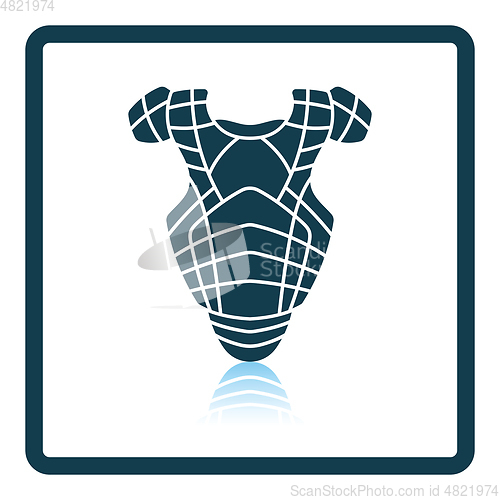 Image of Baseball chest protector icon