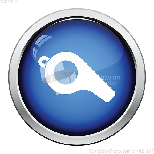 Image of American football whistle icon