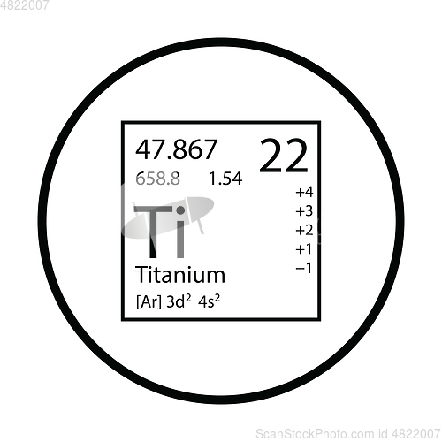 Image of Icon of chemistry element