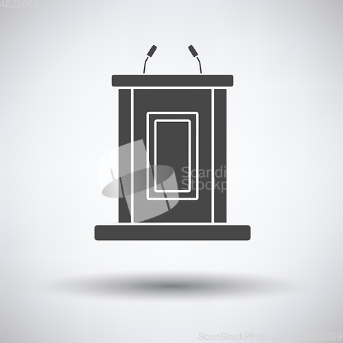 Image of Witness stand icon