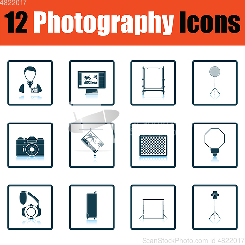 Image of Photography icon set