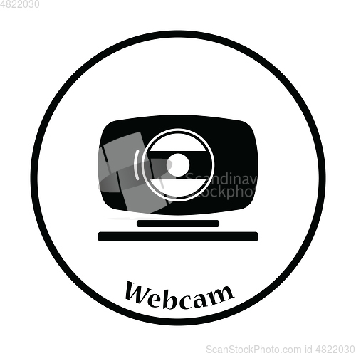 Image of Webcam icon Vector illustration